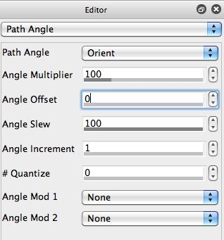 Screen Shote of Path Angle