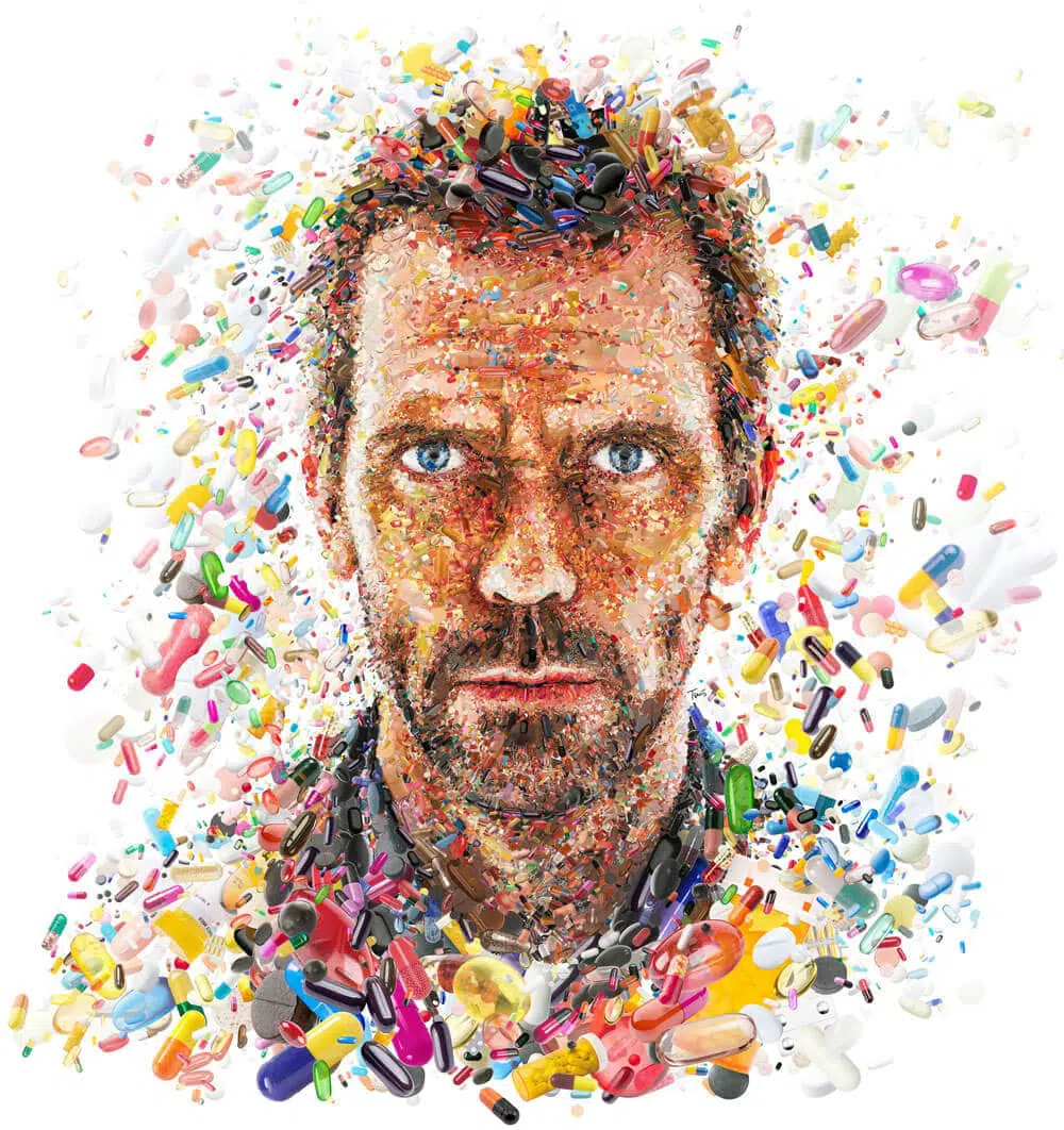 Hugh Laurie: The House ...of pills (for TV Guide)