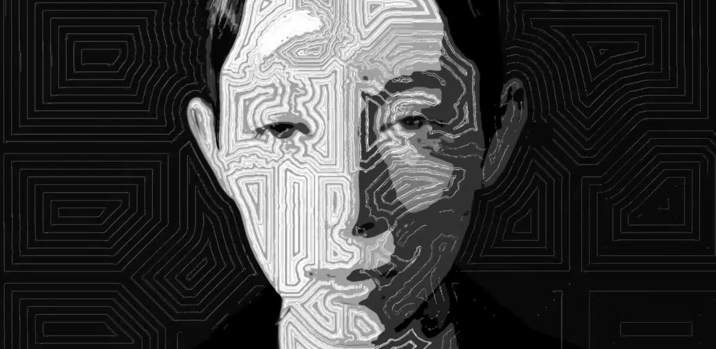 Chamfer BW Grid with Sketch