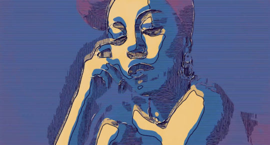 Shadow with Outline Palettized
